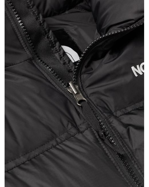 The North Face 1996 Retro Nuptse Daunenweste aus gestepptem Shell mit Kapuze in Black für Herren