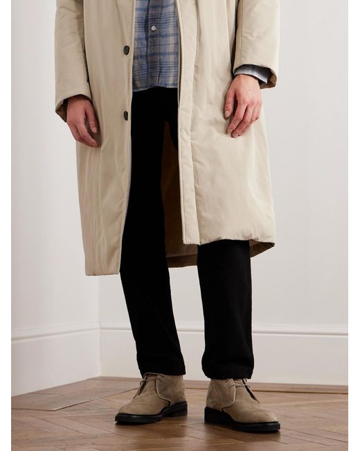 Mr P. Brown Lucien Regenerated Suede By Evolo Desert Boots for men