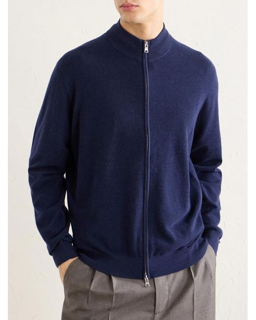Peter Millar Blue Excursionist Merino Wool-blend Sweater for men