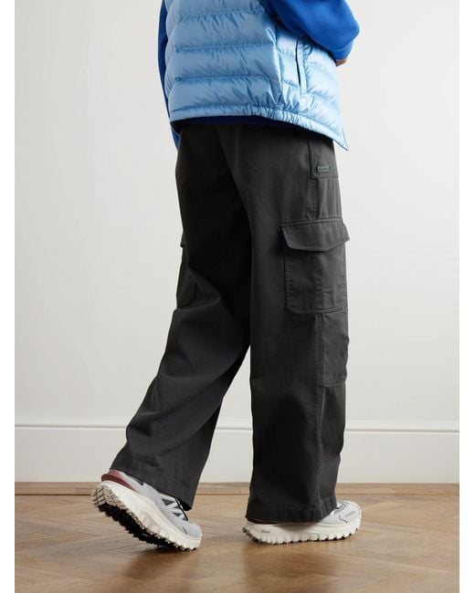 Moncler Natural Trailgrip Gtx Webbing And Rubber-Trimmed Leather, Suede And Mesh Sneakers for men