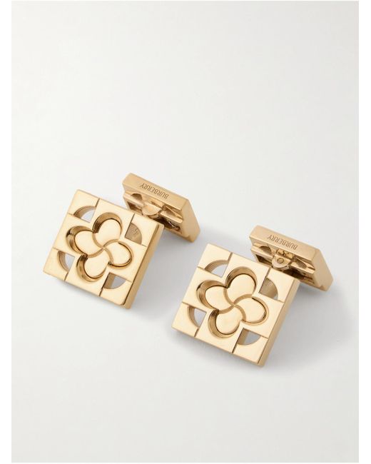 Burberry Metallic Plated Cufflinks for men