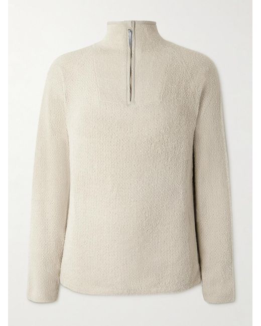 houdini Natural Lykan Airweb Knittm Half-zip Sweater for men