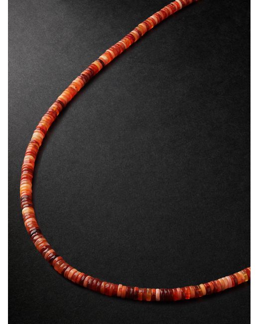 Jacquie Aiche Black Opal And Diamond Beaded Necklace for men