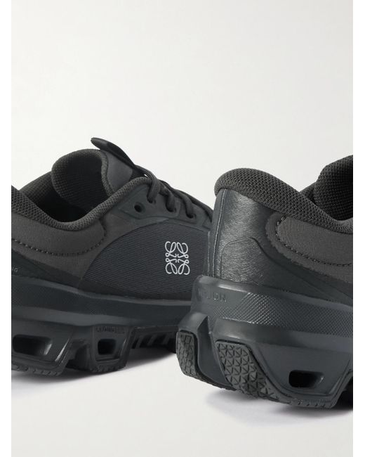 Loewe Black On Cloudventure 2.0 Rubber-Trimmed Mesh Sneakers for men
