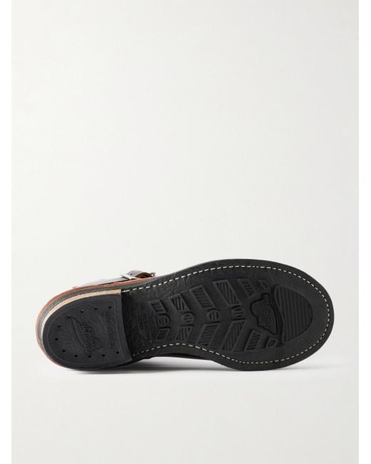 Red Wing Black 2996 Engineer Buckled Leather Boots for men