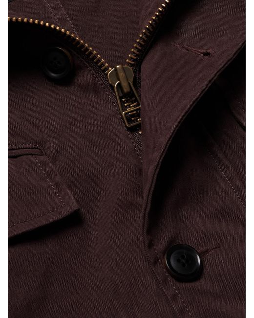 FRIZMWORKS Red French M47 Cotton And Nylon-Blend Parka for men