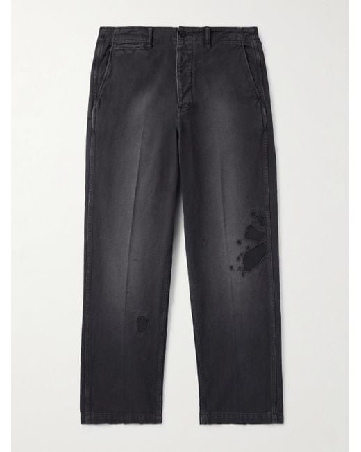 Pantaloni Chino A Gamba Dritta di Visvim in Blue da Uomo