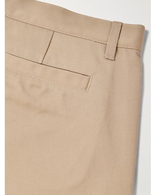 A.P.C. Natural Ville Straight-leg Cotton-twill Chinos for men