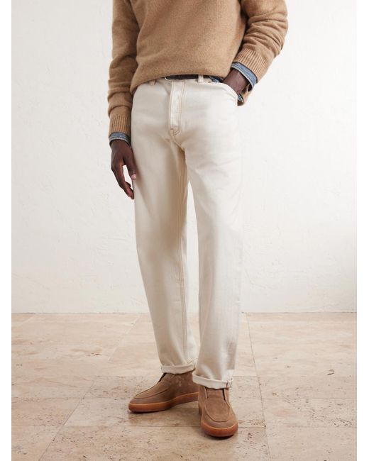Officine Creative Brown Ambrie 002 Suede Desert Boots for men