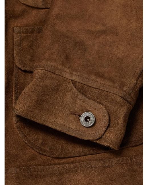 Suede Jacket di RRL in Brown da Uomo