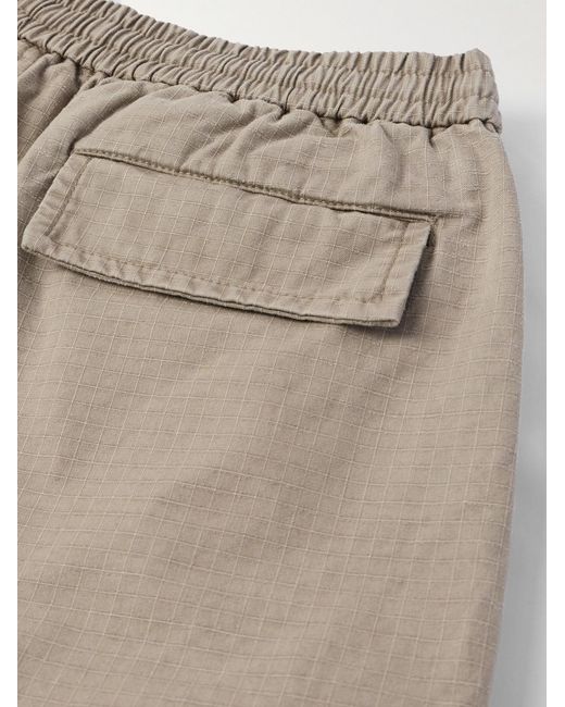 Acne Natural Prudento Straight-Leg Cotton-Ripstop Cargo Trousers for men