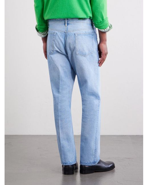 Kaptain Sunshine Blue Skate Shoecut Straight-leg Denim for men