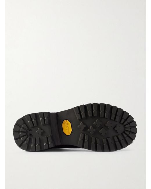 Visvim Black Gillespie Folk Leather Boots for men