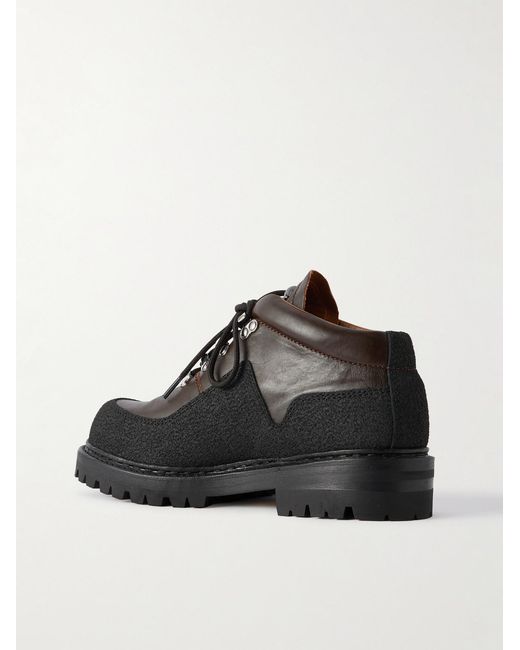Our Legacy Black Quest Kevlar-Trimmed Leather Boots for men