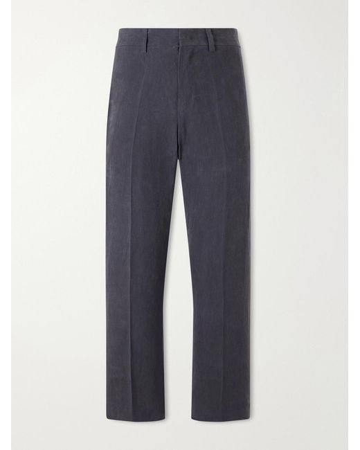 Enfants Riches Deprimes Blue Henri's Everyday Straight-Leg Linen Trousers for men
