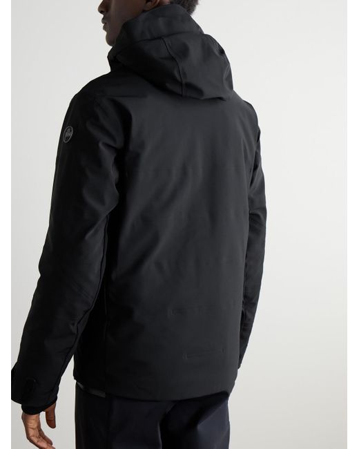 Fusalp Black Yohan Panelled Hooded Ski Jacket for men