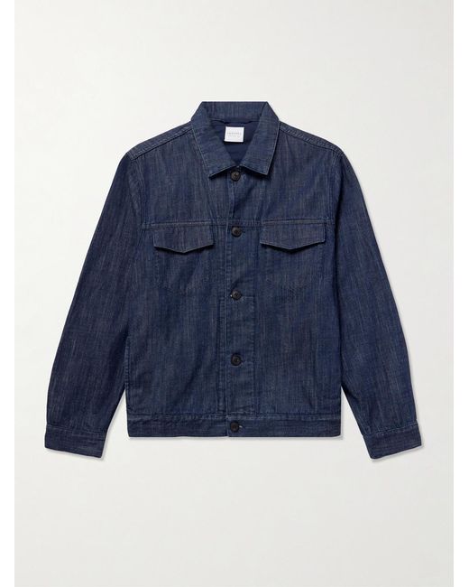 Sunspel Blue Denim Jacket for men