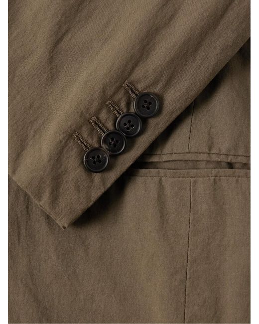 The Row Brown Ritchie Slim-Fit Unstructured Cotton Suit Jacket for men