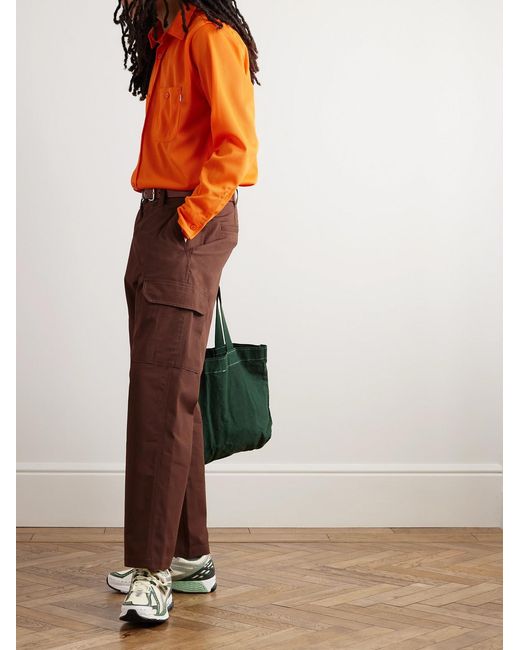 Randy's Garments Brown Straight-Leg Cotton-Ripstop Cargo Trousers for men