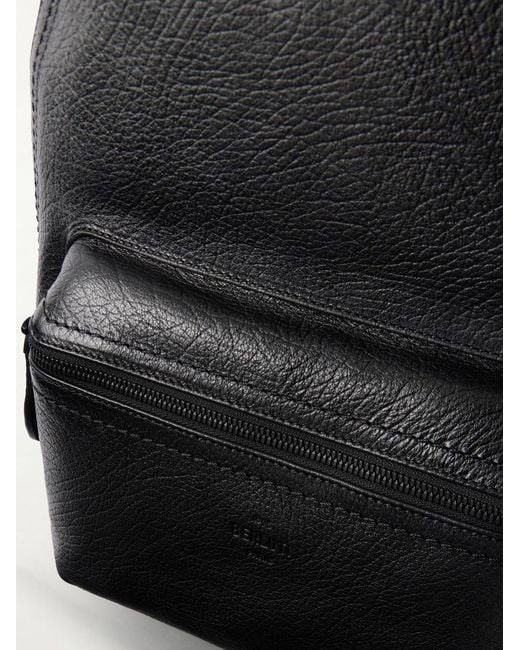 Berluti Black Time Off Full-grained Leather Backpack for men