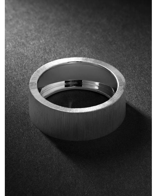 Buccellati Black Macri Eternelle Ring for men