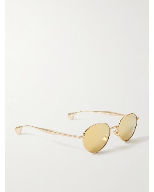 Bottega Veneta Natural Round-Frame-Tone Sunglasses for men