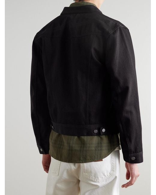 Nudie Jeans Black Conny Organic Denim Jacket for men
