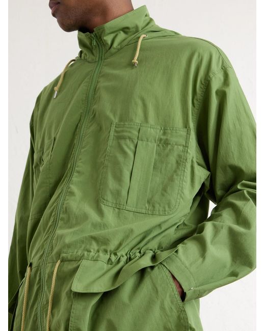 Auralee Green Cotton-Poplin Blouson for men
