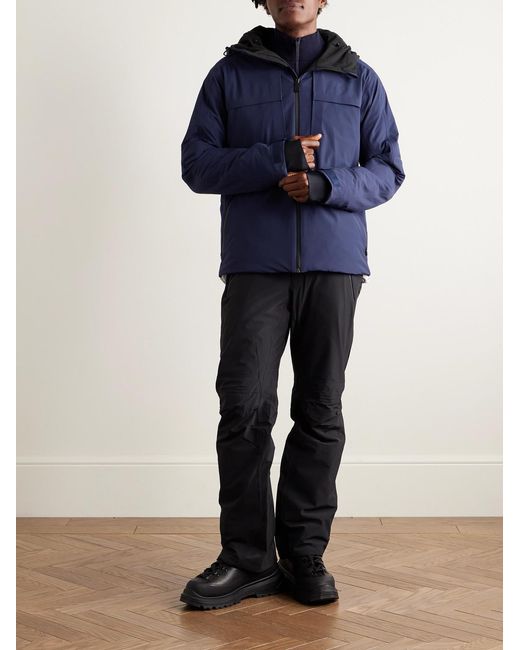 Aztech Mountain Blue Hayden Padded Hooded Ski Jacket for men
