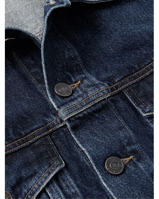 Agolde Blue Stefano Denim Trucker Jacket for men