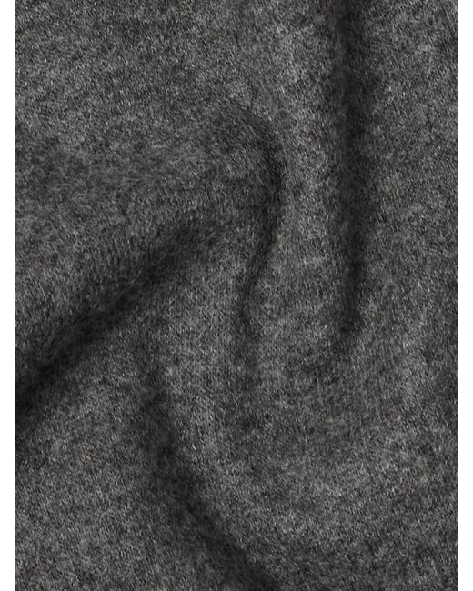 Pullover in misto cashmere con zip di Loro Piana in Gray da Uomo