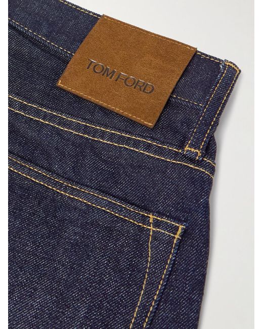 Tom Ford Blue Slim-Leg Jeans for men