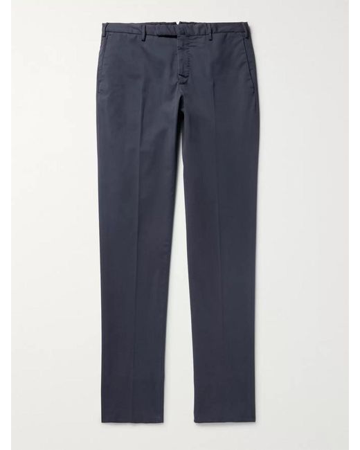 Slowear Blue Four Season Slim-Fit Cotton-Blend Chinos for men