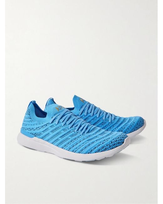Athletic Propulsion Labs Blue Techloom Wave Running Sneakers for men
