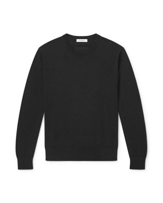 Givenchy Black Wool Sweater for men