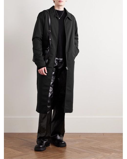 Rick Owens Black Brad Shell Coat for men