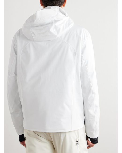 Bogner White Jorik Quilted Down Ski Jacket for men