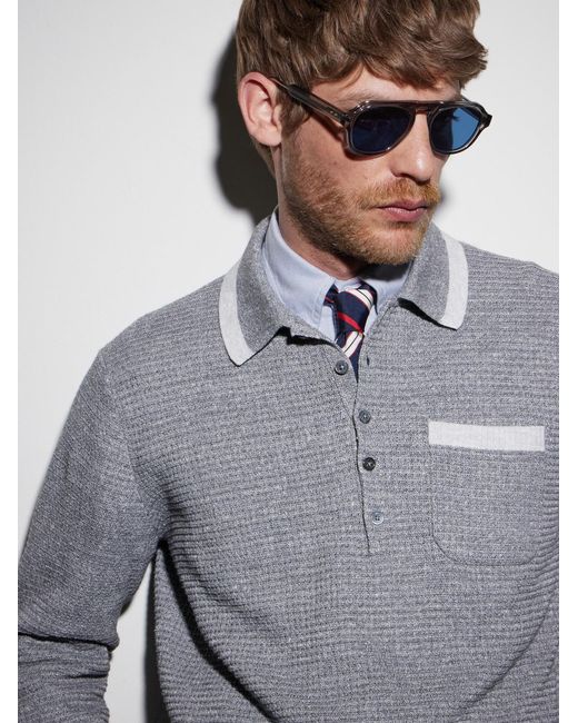 Thom Browne Blue Round-Frame Acetate Sunglasses for men