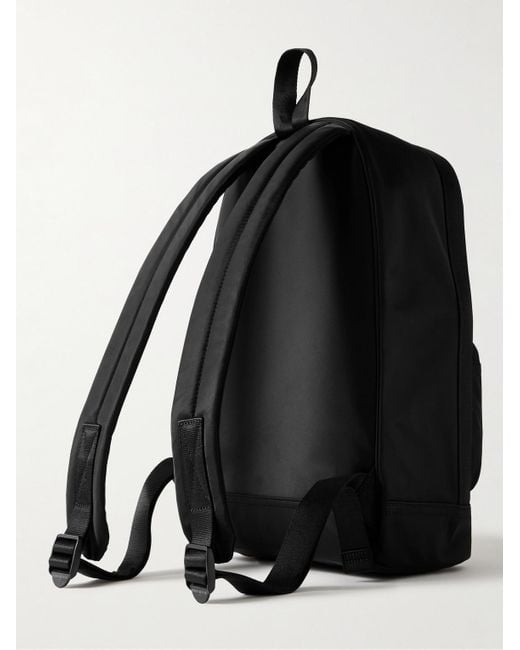 Maison Kitsuné Black The Traveller Logo-appliquéd Backpack for men