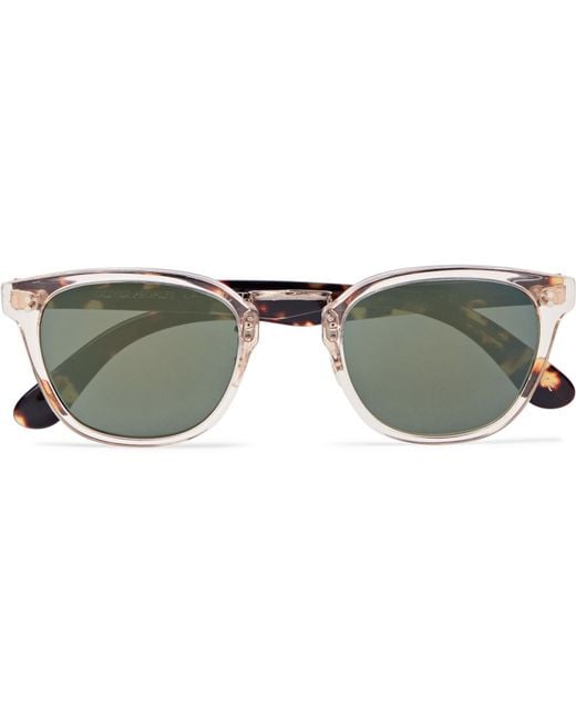 Oliver peoples sale green sunglasses