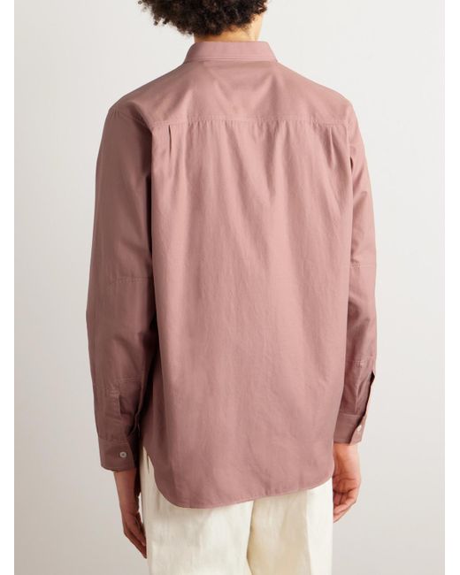 Lardini Hemd aus Baumwoll-Twill in Pink für Herren