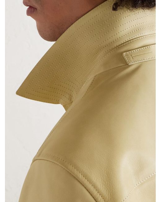 Tom Ford Natural Leather Blouson Jacket for men