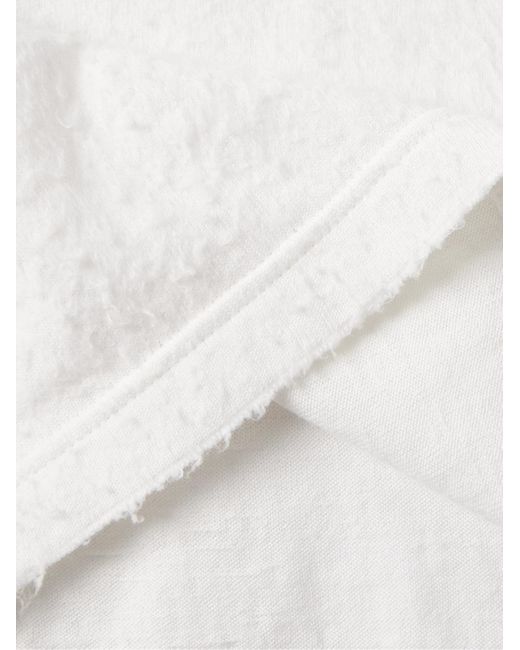 The Row White Paddy Brushed Cotton-Jersey T-Shirt for men