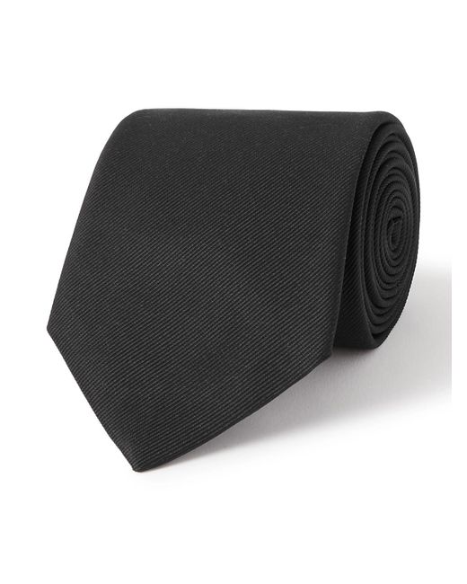 Bottega Veneta Black 8cm Silk-twill Tie for men