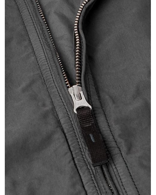 Stone Island Blouson aus "David Light-TC"-Material mit Logodetail in Stückfärbung in Black für Herren