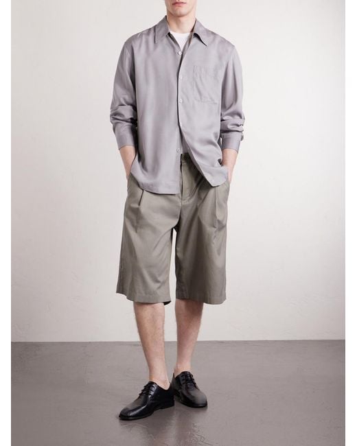 Our Legacy Gray Every Tencel Lyocell Shirt for men