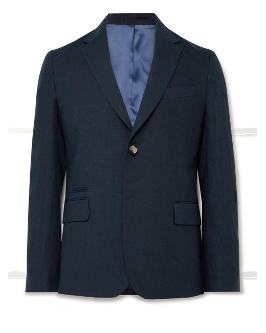 Paul Smith Blue Soho Slim-fit Linen Suit Jacket for men