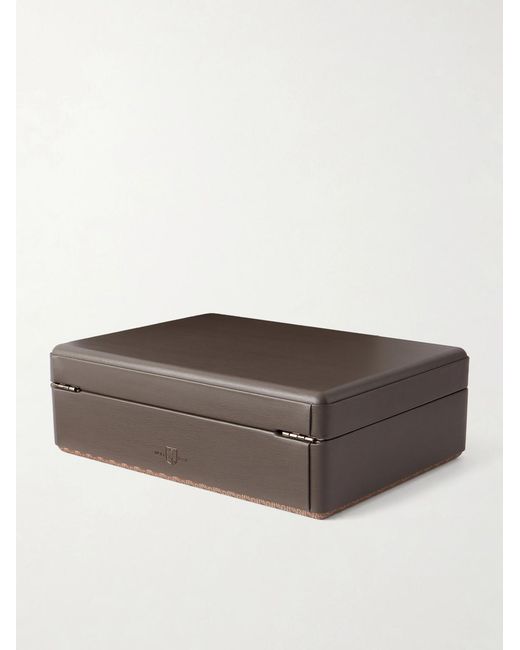 Wolf Brown Earth 5 Piece Watch Box for men