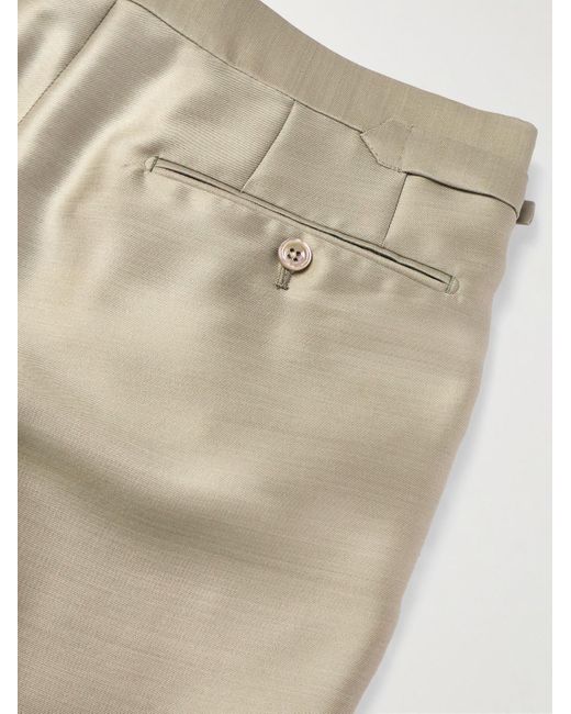 Pantaloni A Gamba Dritta di Tom Ford in Natural da Uomo