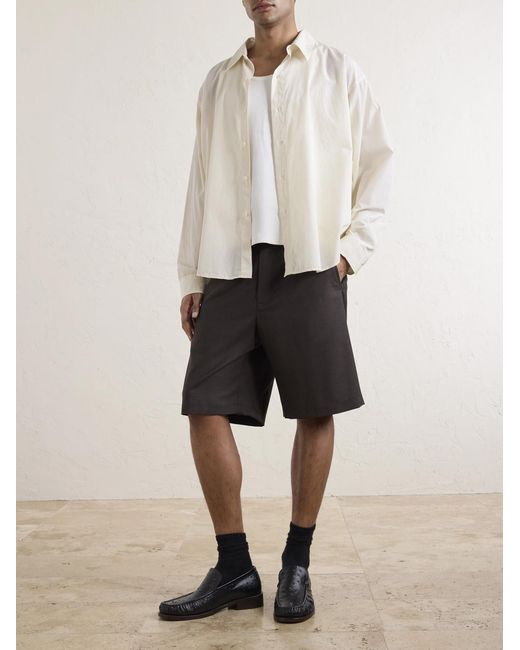 mfpen Natural Exact Striped Cotton Shirt for men